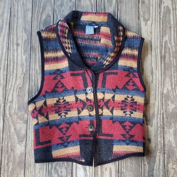 Tops - Southwest Patterned Vest